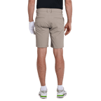 GoPlayer Men's Elastic Waist Golf Shorts (khaki)