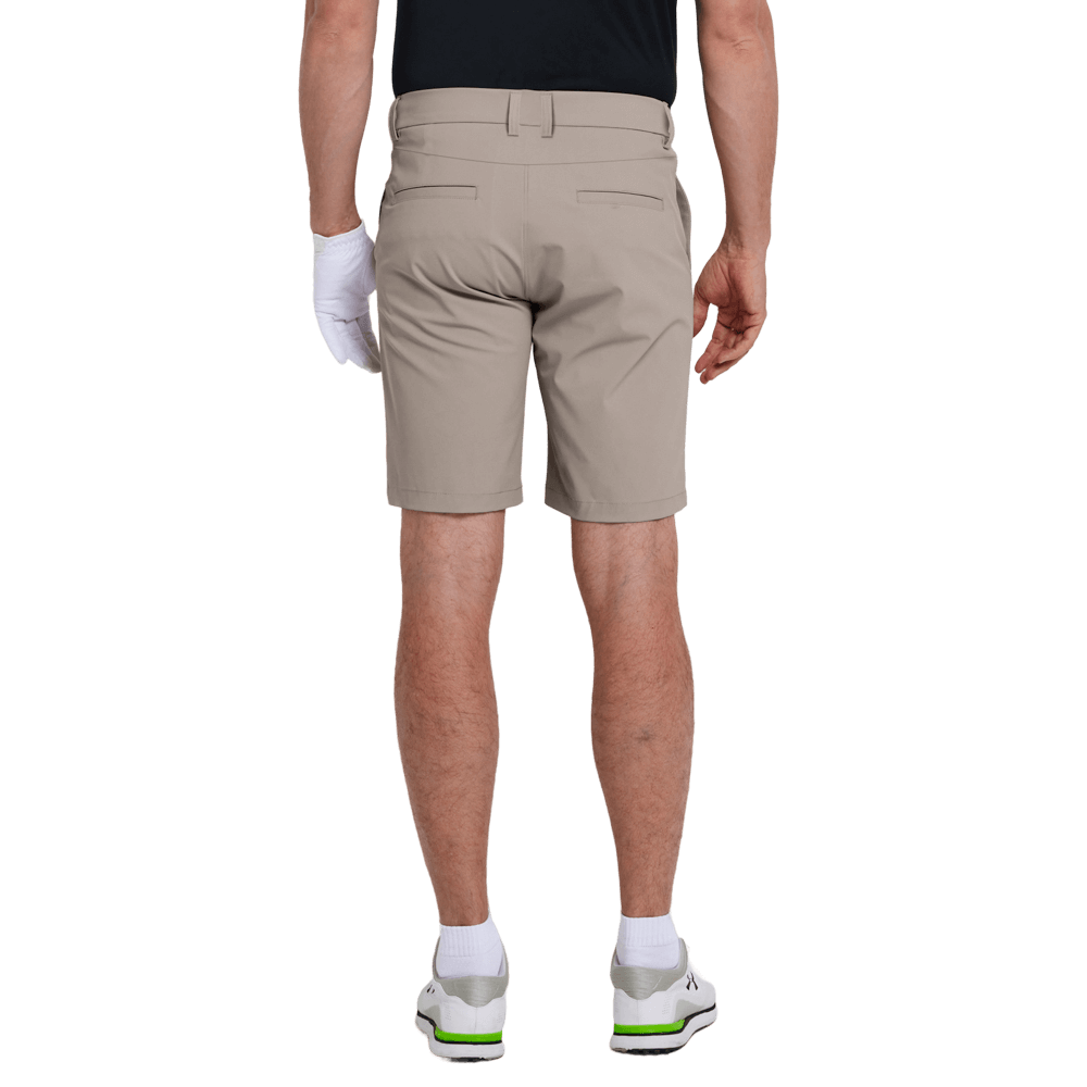 GoPlayer Men's Elastic Waist Golf Shorts (khaki)
