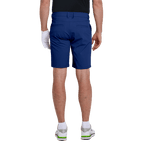 GoPlayer メンズ エラスティック ウエスト ゴルフ ショーツ (グレー ブルー)