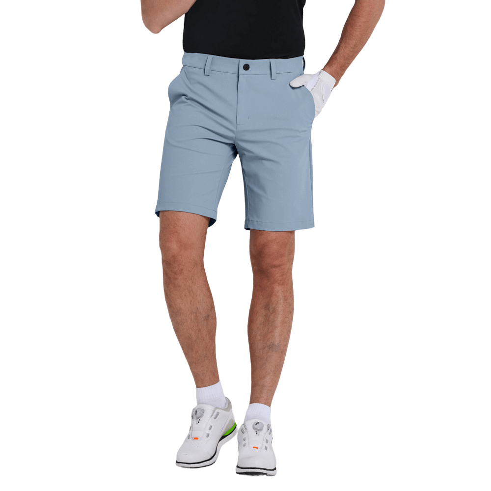 GoPlayer Men's Elastic Waist Golf Shorts (Sailor Blue)