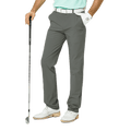 GoPlayer Men's Elastic Waist Golf Pants (Medium Gray)