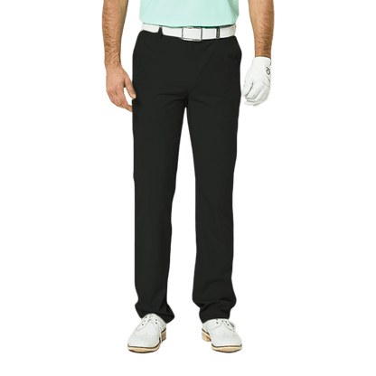 GoPlayer Men's Elastic Waist Golf Pants (Black)