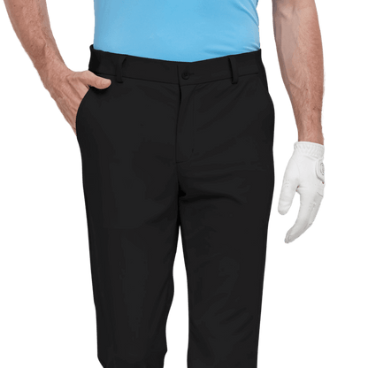 GoPlayer Men's Elastic Waist Golf Pants 2023 (Black)