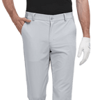 GoPlayer Men's Elastic Waist Golf Pants 2023 (Light Gray)
