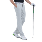 GoPlayer メンズ パンチングで通気性のあるゴルフ パンツ (ライト グレー)