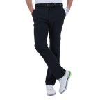 GoPlayer男沖孔透氣高爾夫長褲(黑)