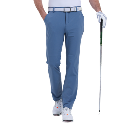 GoPlayer Men's Golf Perforated Breathable Golf Pants (Navy Blue)
