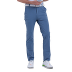 GoPlayer男超彈性高爾夫長褲(湖藍)