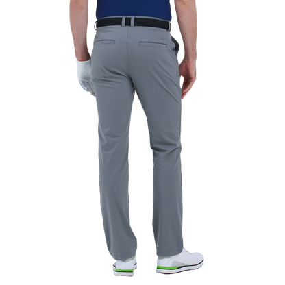 GoPlayer Men's Golf Perforated Breathable Golf Pants (Dark Gray)