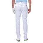 GoPlayer Men's Perforated Water-Repellent Golf Trousers (White) 2024