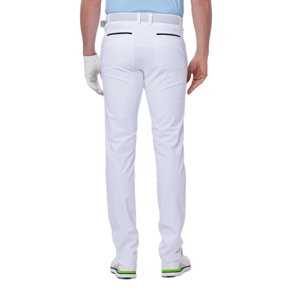 GoPlayer Men's Super Elastic Perforated Golf Trousers (White) 2024