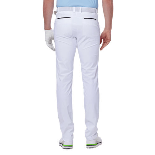 GoPlayer Men's Perforated Water-Repellent Golf Trousers (White) 2024