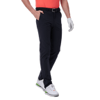 GoPlayer Men's Super Elastic Perforated Golf Trousers (Black) 2024