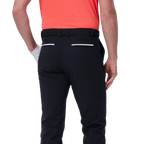 GoPlayer Men's Super Elastic Perforated Golf Trousers (Black) 2024