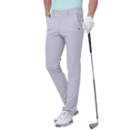 GoPlayer Men's Super Elastic Perforated Golf Trousers (Light Gray) 2024