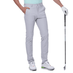 GoPlayer Men's Super Elastic Perforated Golf Trousers (Light Gray) 2024