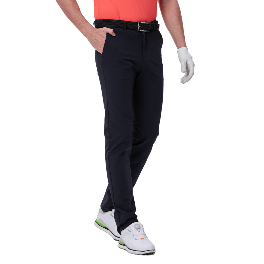 GoPlayer Men's Super Elastic Perforated Golf Trousers (White) 2024