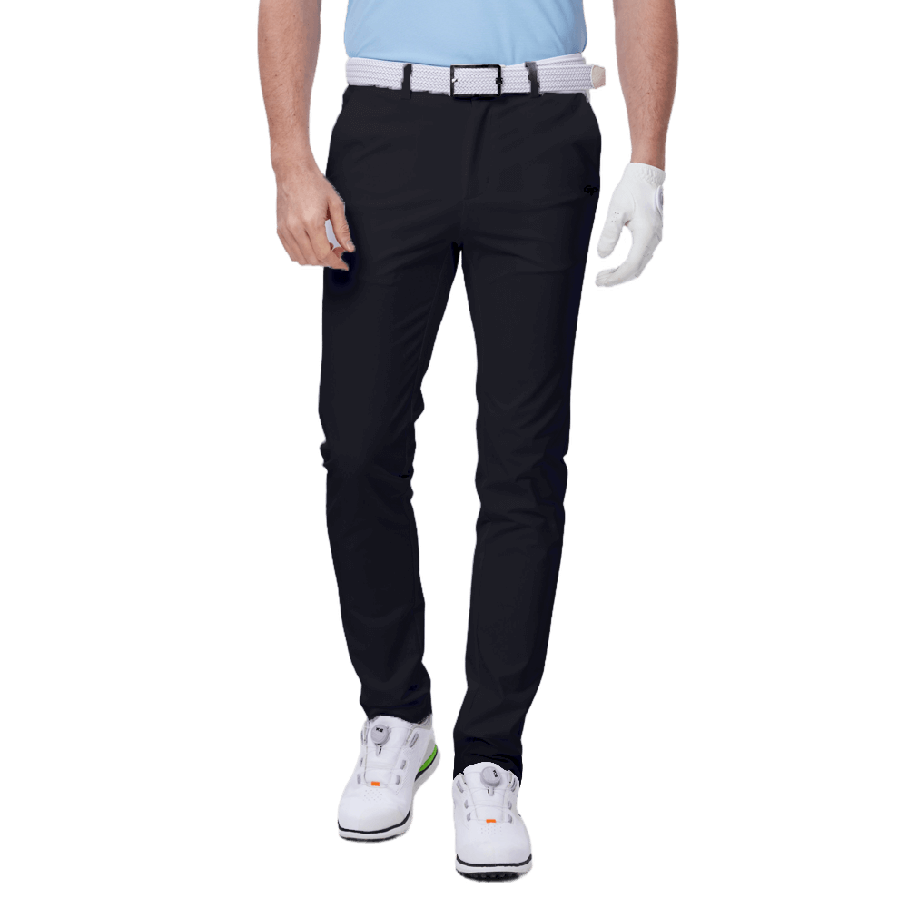 GoPlayer Men's Super Elastic Perforated Golf Trousers (White) 2024