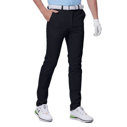 GoPlayer Men's Super Elastic Perforated Golf Trousers (White) 2024