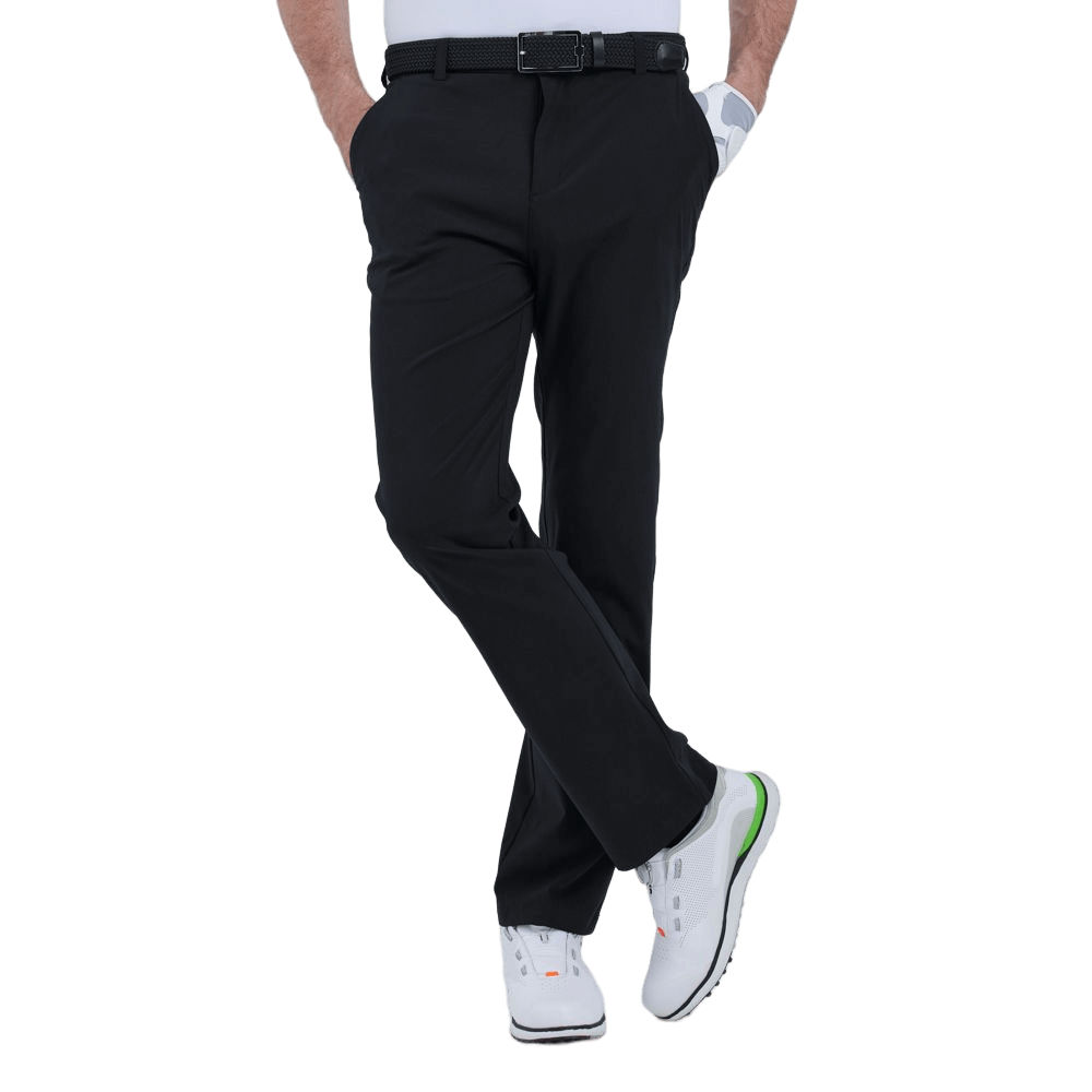 GoPlayer Men's Super Elastic Perforated Golf Trousers (White) 2024