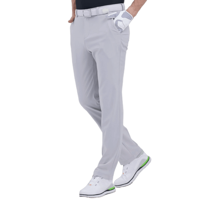 GoPlayer Men's Super Elastic Perforated Golf Trousers (White) 2024