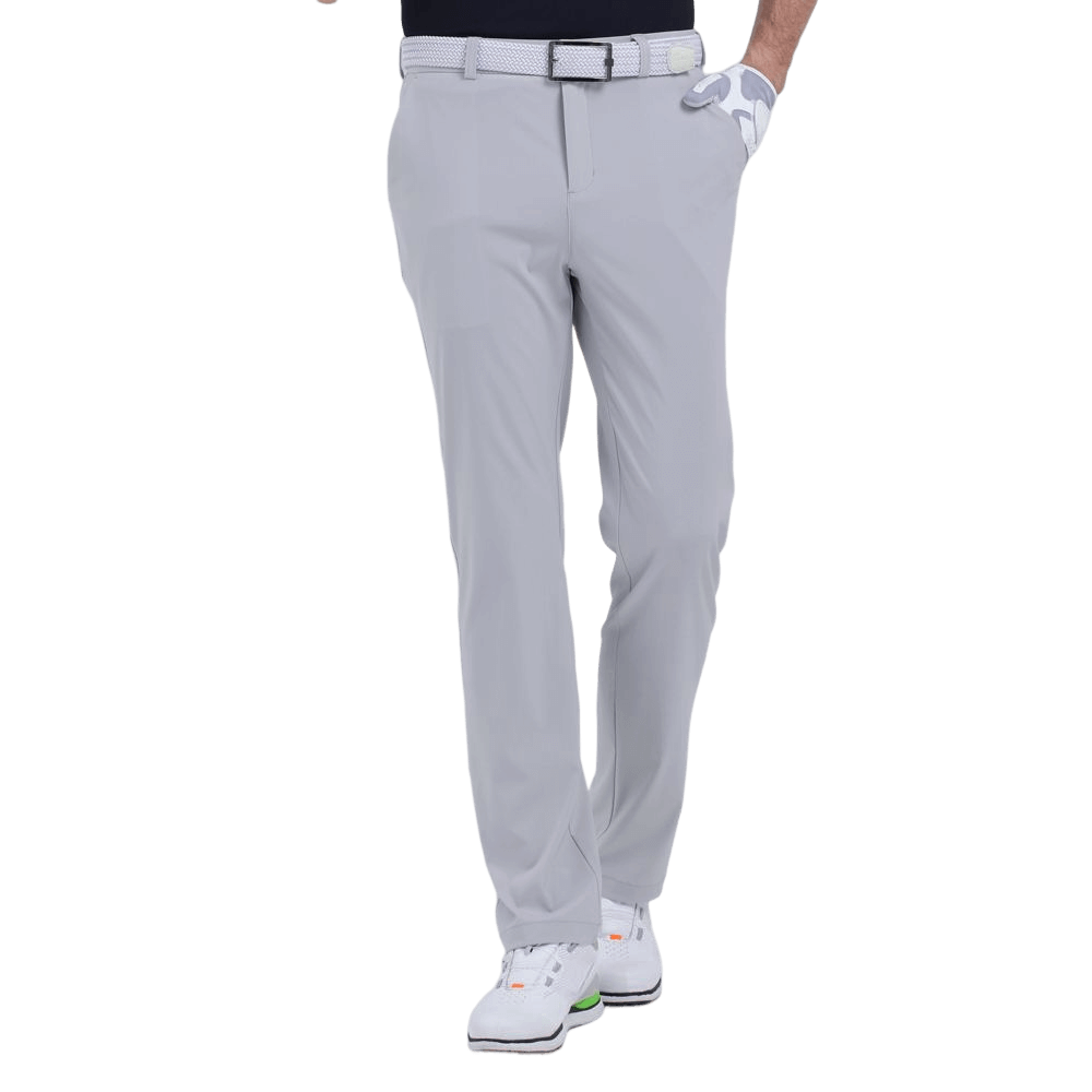 GoPlayer Men's Super Elastic Perforated Golf Trousers (White) 2024