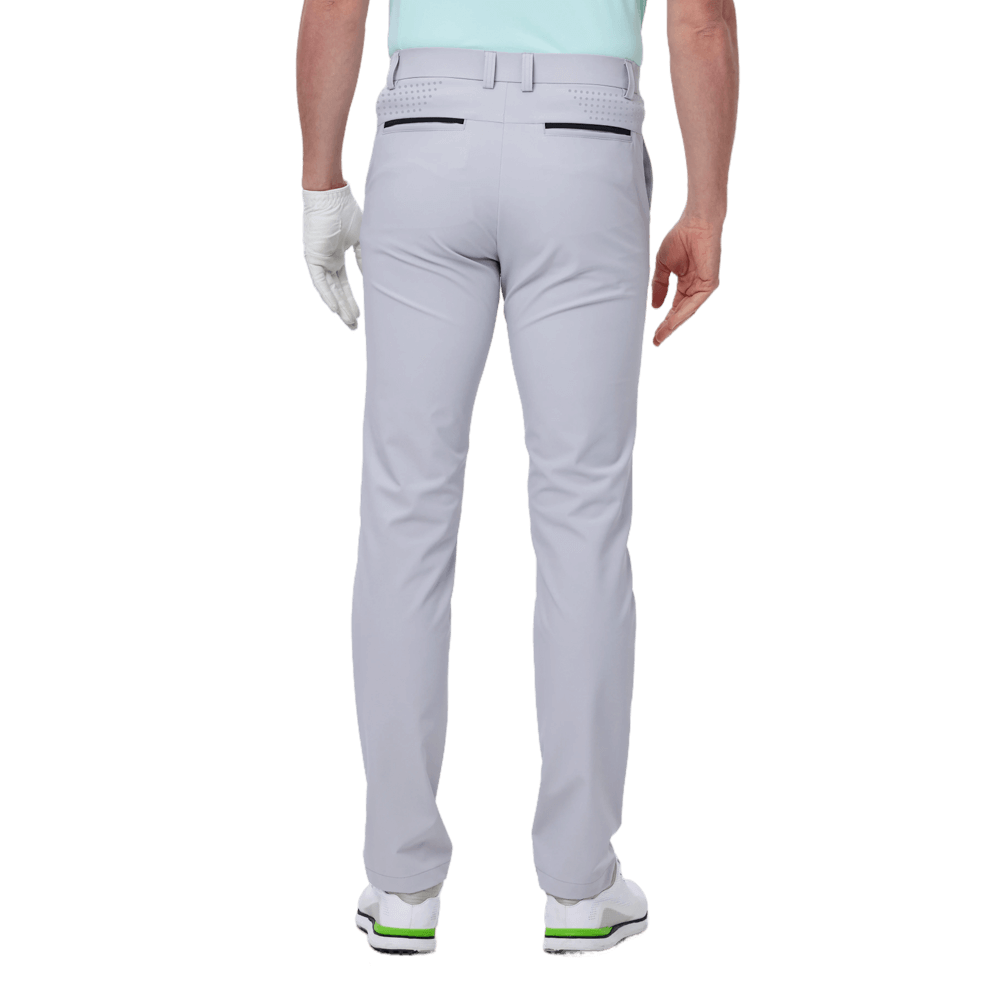 GoPlayer Men's Super Elastic Perforated Golf Trousers (White) 2024