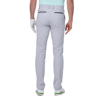 GoPlayer Men's Super Elastic Perforated Golf Trousers (White) 2024