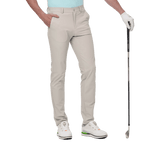 GoPlayer メンズ 超弾性穴あきゴルフ パンツ (ホワイト) 2024