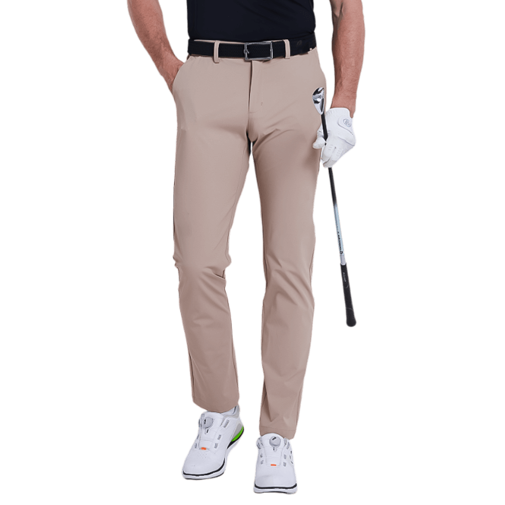 GoPlayer メンズ 吸湿速乾ゴルフパンツ（カーキ）2025