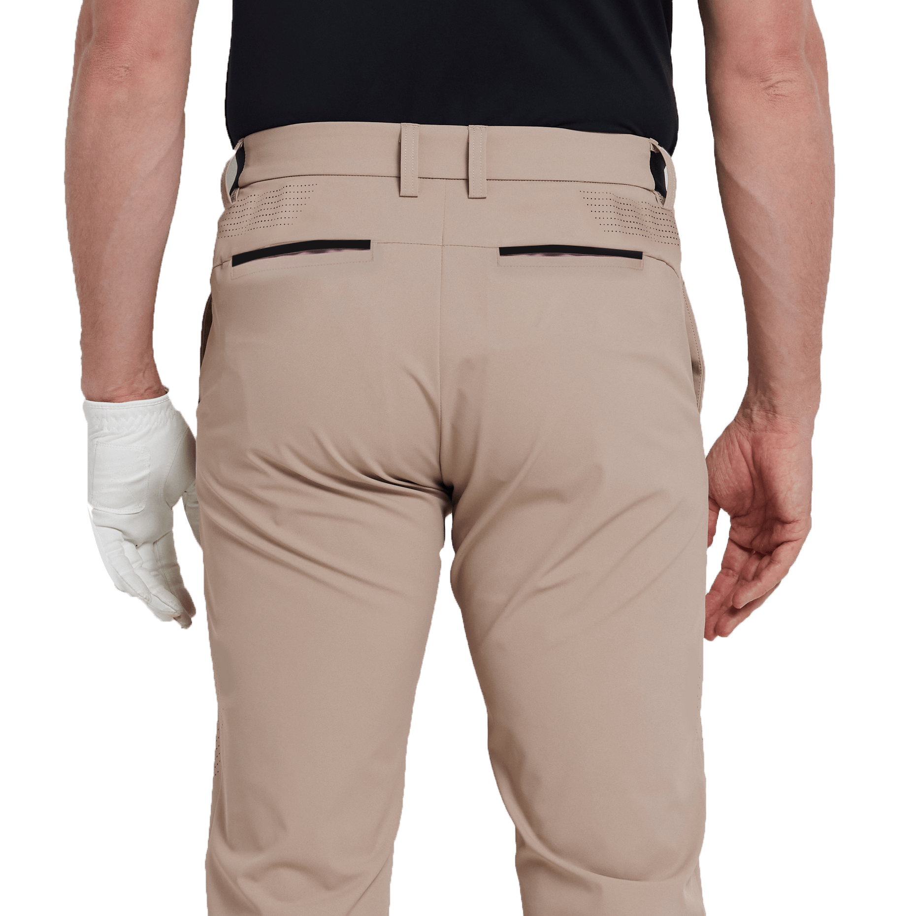 GoPlayer メンズ 吸湿速乾ゴルフパンツ（カーキ）2025