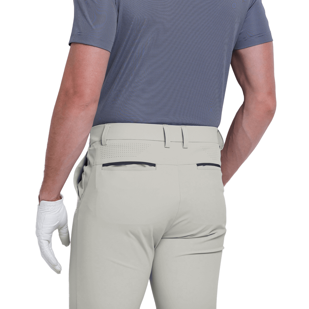 GoPlayer メンズ 吸湿速乾ゴルフパンツ（ライトグレー）2025