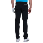 GoPlayer Men's Elastic Waist Punching Golf Pants (Black)