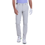 GoPlayer Men's Elastic Waist Punching Golf Pants (Cold Gray)