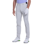 GoPlayer Men's Elastic Waist Punching Golf Pants (Cold Gray)