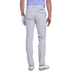 GoPlayer Men's Elastic Waist Punching Golf Pants (Cold Gray)