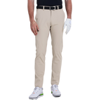 GoPlayer Men's Elastic Waist Punching Golf Pants (Light Khaki)