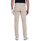 GoPlayer Men's Elastic Waist Punching Golf Pants (Light Khaki)