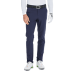 GoPlayer Men's Autumn and Winter Elastic Waist Golf Pants (Navy Blue)