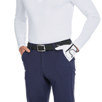 GoPlayer Men's Autumn and Winter Elastic Waist Golf Pants (Navy Blue)