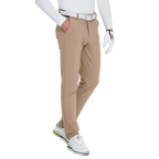 GoPlayer Men's Autumn and Winter Elastic Waist Golf Pants (Khaki)