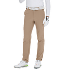 GoPlayer Men's Autumn and Winter Elastic Waist Golf Pants (Khaki)