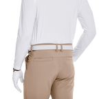 GoPlayer Men's Autumn and Winter Elastic Waist Golf Pants (Khaki)
