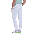 GoPlayer メンズ エラスティック ゴルフパンツ (ホワイト)