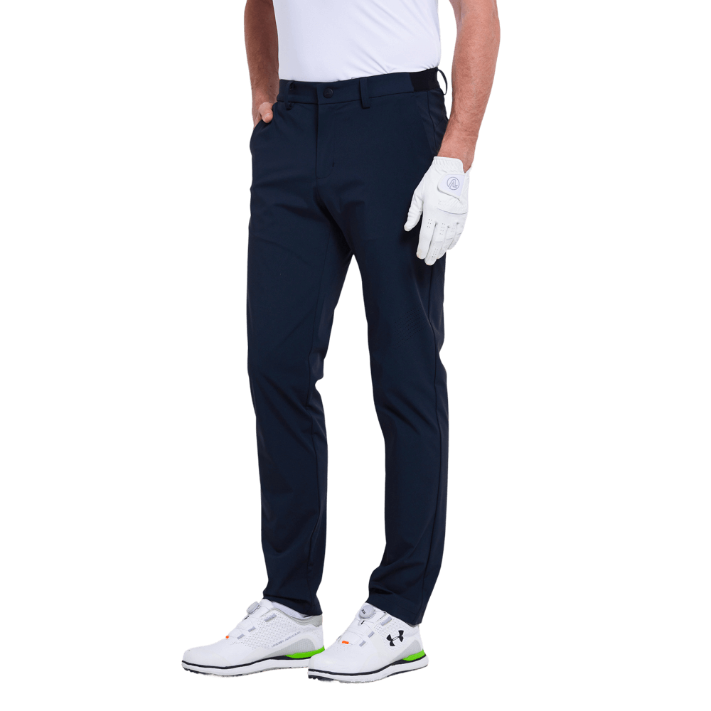 GoPlayer男彈性高爾夫長褲(藏青)