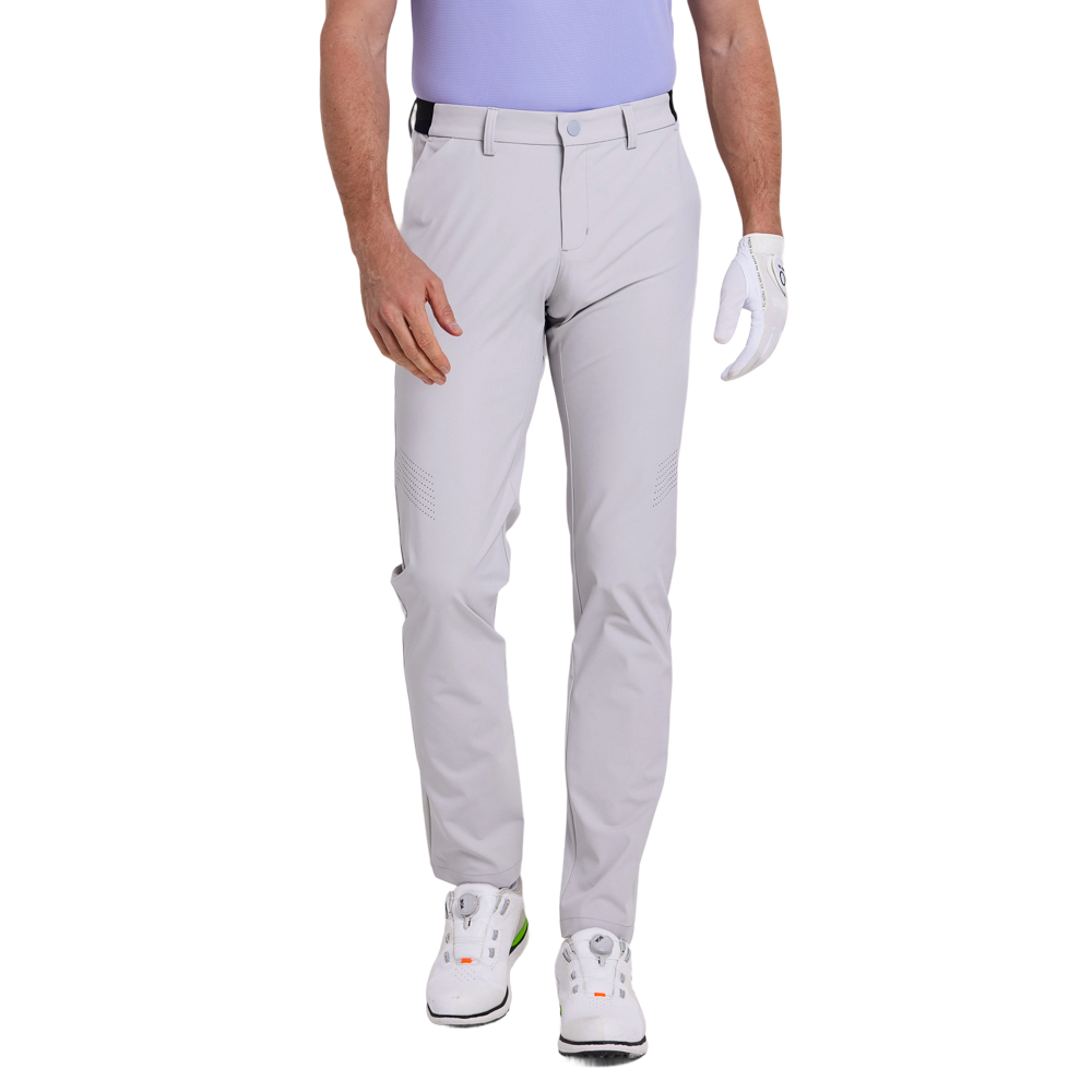GoPlayer Men's Elastic Golf Pants (Light Gray)