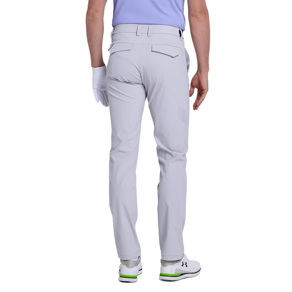 GoPlayer男彈性高爾夫長褲(淺灰)