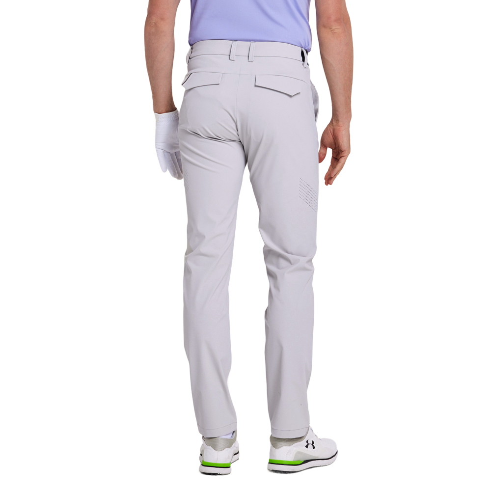 GoPlayer Men's Elastic Golf Pants (Light Gray)