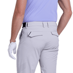 GoPlayer男彈性高爾夫長褲(淺灰)