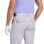 GoPlayer Men's Elastic Golf Pants (Light Gray)